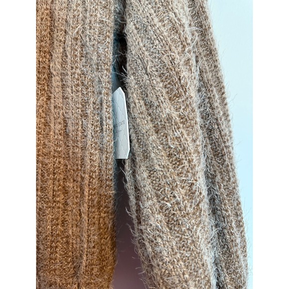 NWT Altar'd State Eyelash Sweater Size Small Brown Cuff Sleeve - Picture 7 of 7